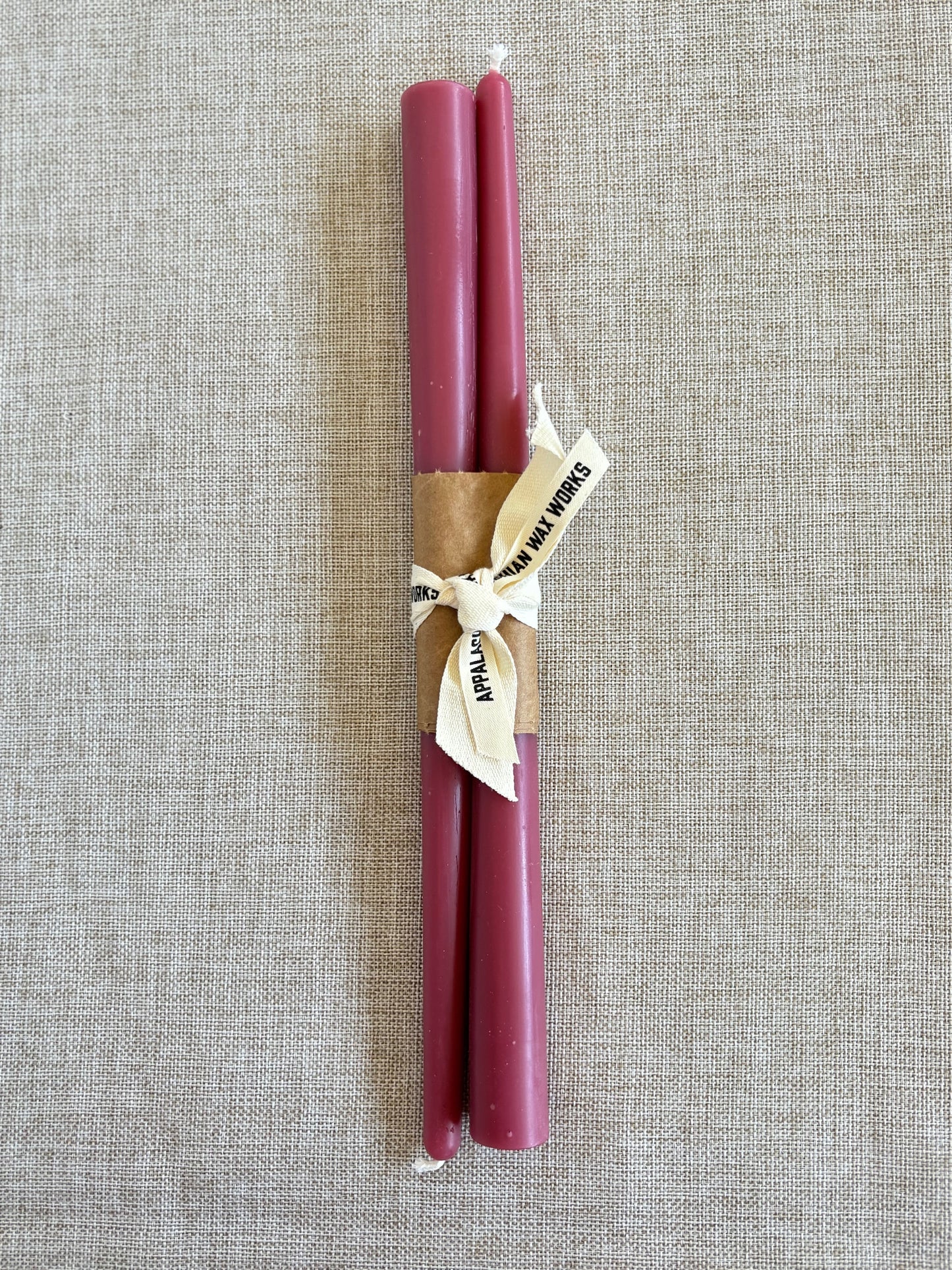 12" Beeswax Taper Candle