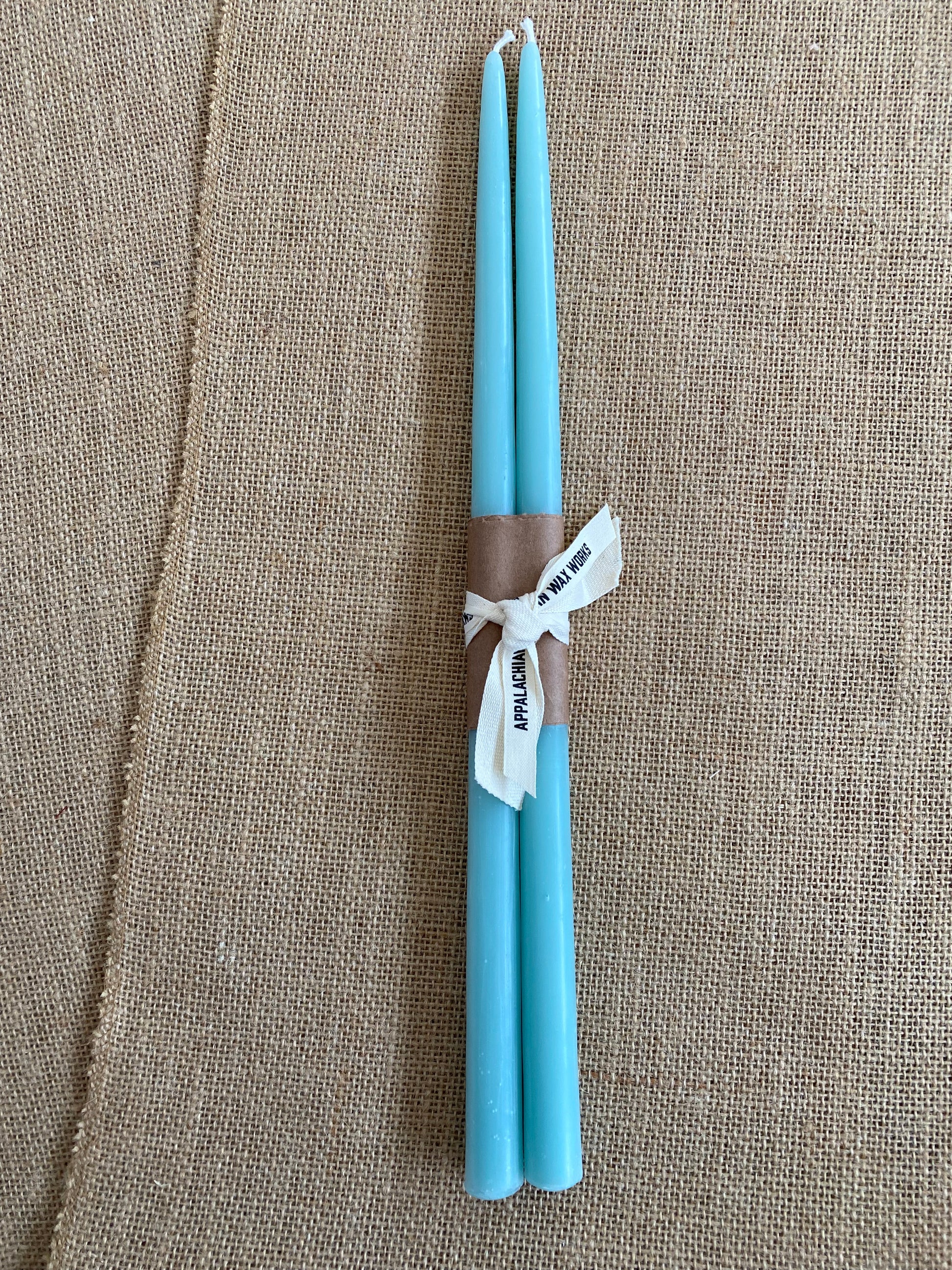 15" Unique Blue Taper Candles for Sale
