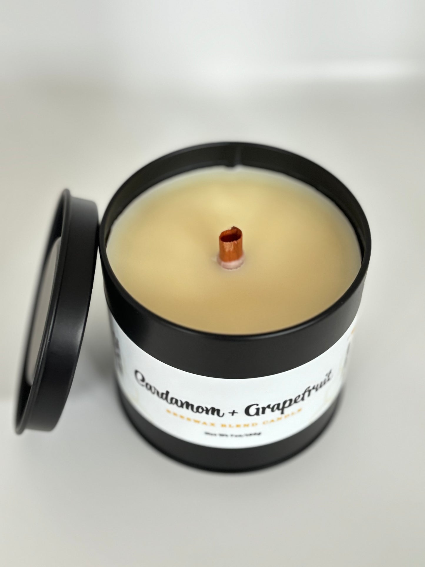 Cardamom + Grapefruit Beeswax Blend Candle