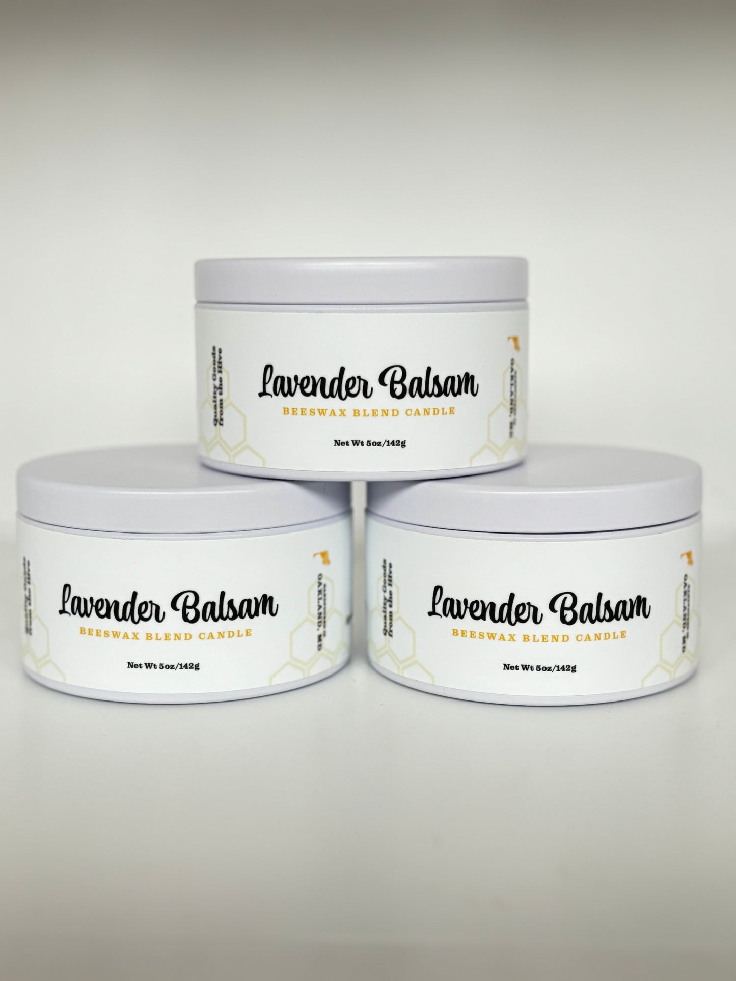 Lavender + Balsam Beeswax Blend Candle