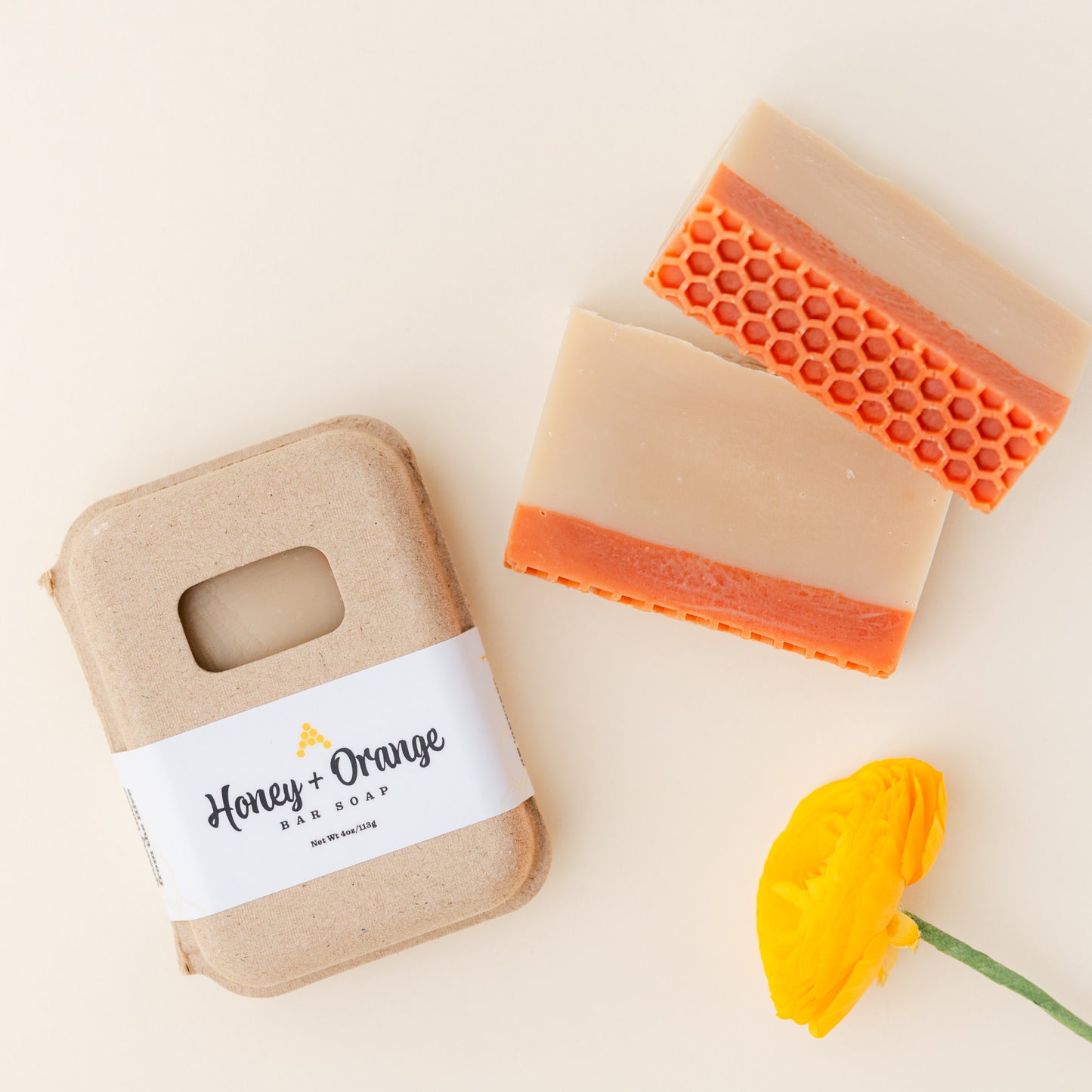 Honey + Orange - Natural Bar Soap