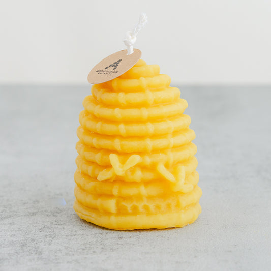 Beeswax Skep Candle