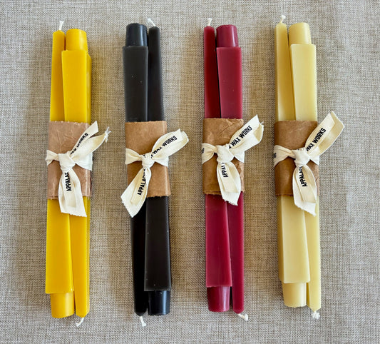 10" Square Obelisk Taper Candles