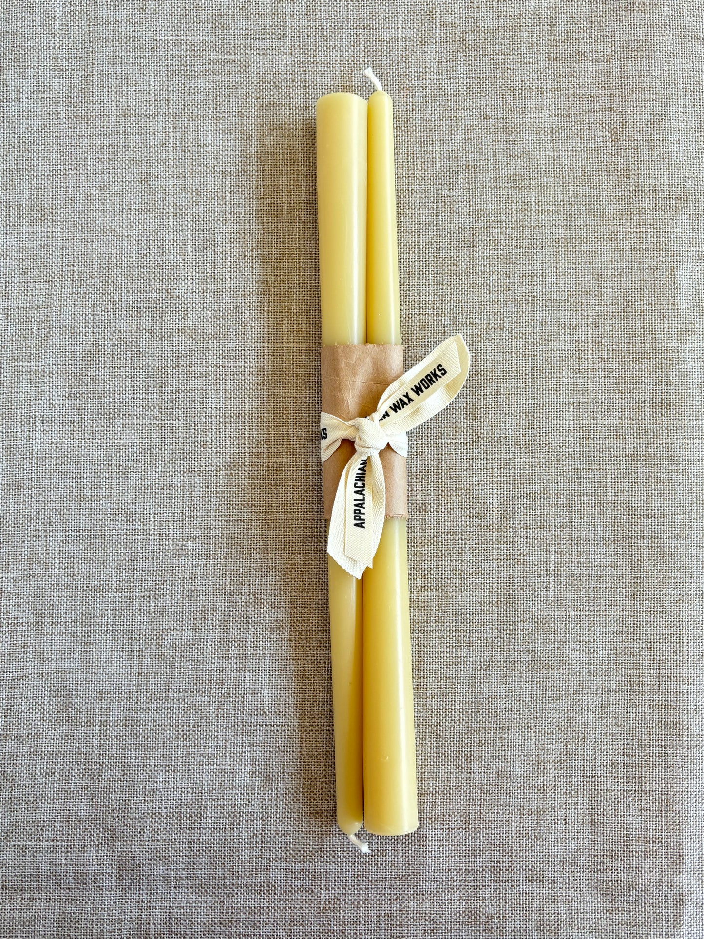 12" Beeswax Taper Candle