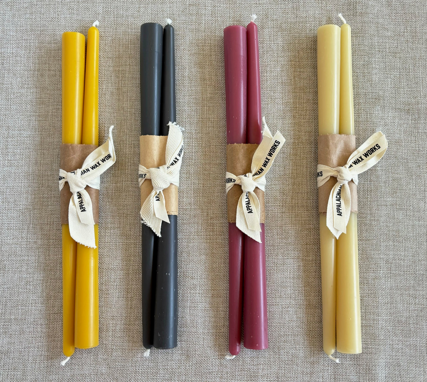 12" Beeswax Taper Candle