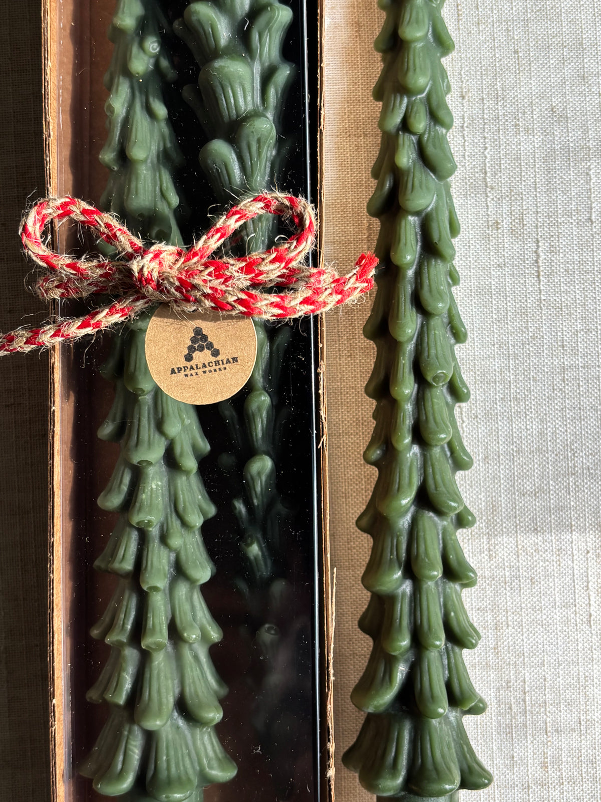 Tree Taper Candles, Set of 2