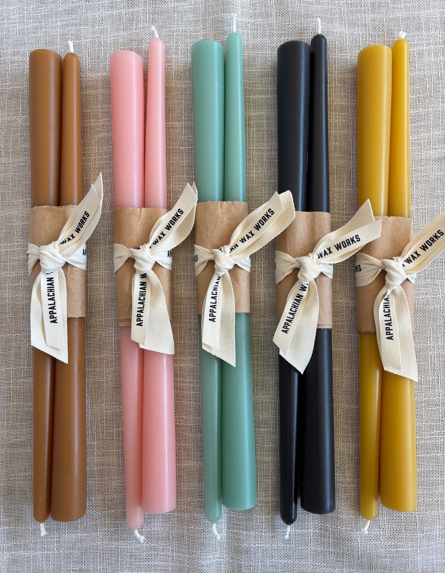 12" Beeswax Taper Candle