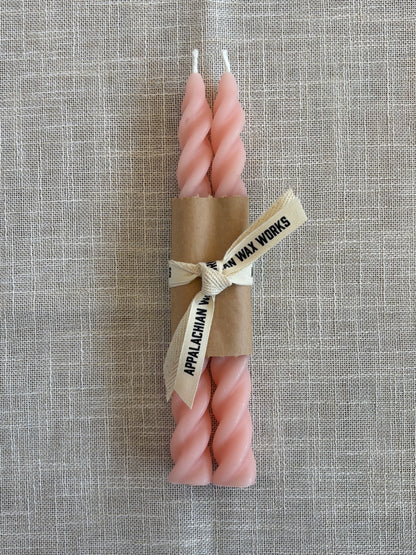 6" Spiral Taper Candles