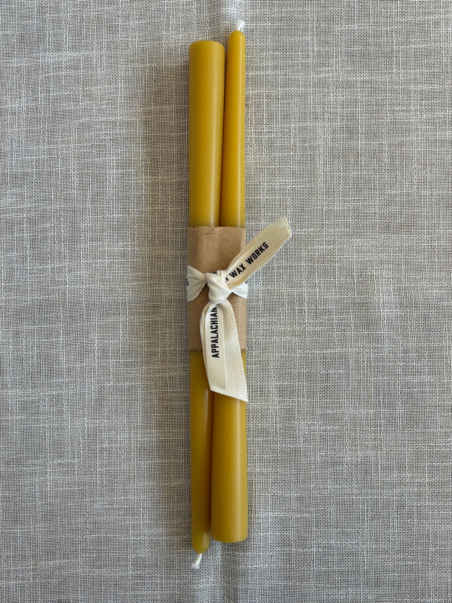 12" Beeswax Taper Candle