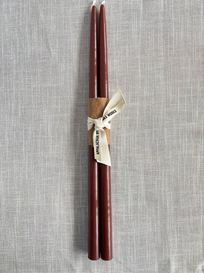 Tall Beeswax Taper