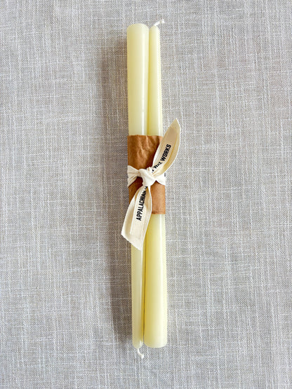 12" Beeswax Taper Candle
