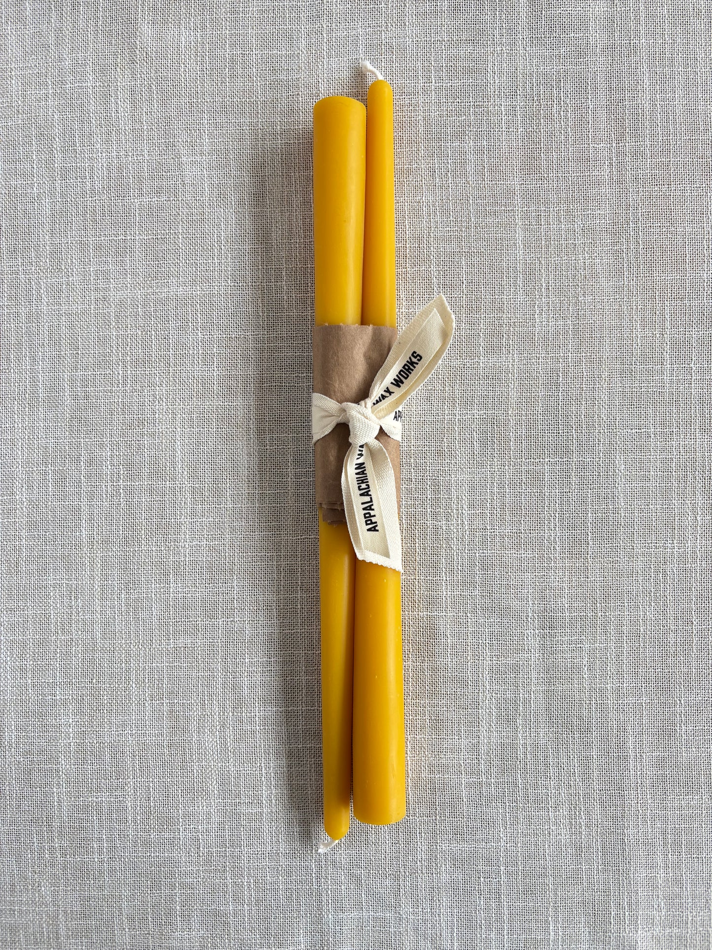 12" Beeswax Taper Candle