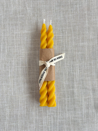 6" Spiral Taper Candles