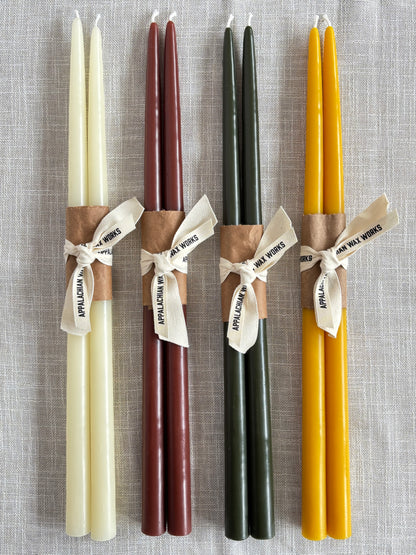 Tall Beeswax Taper
