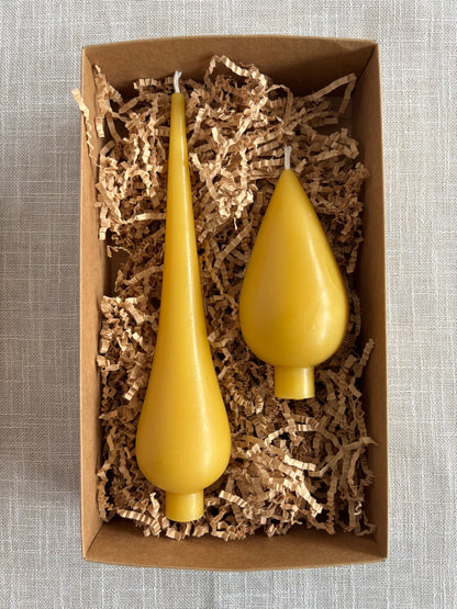 Beeswax Honey Drop Taper Set