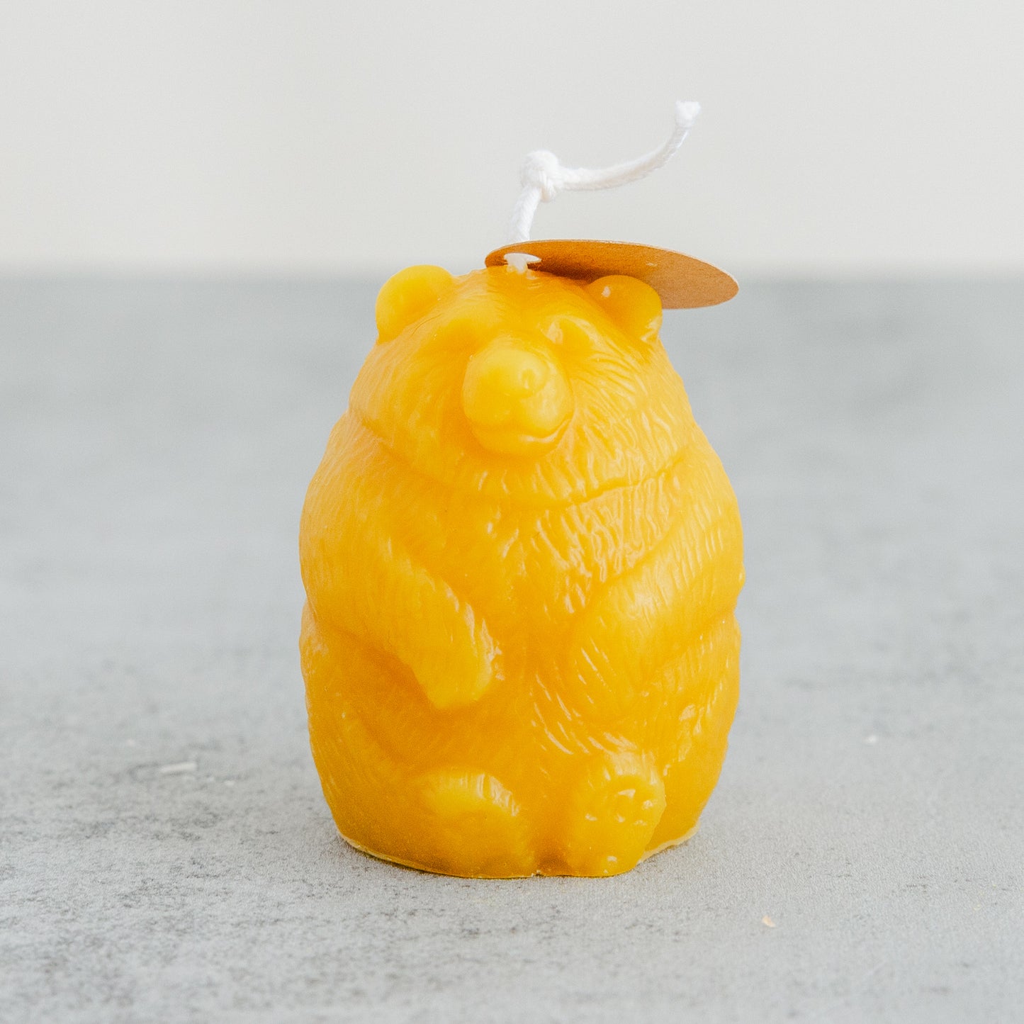 Bear Beeswax Candle