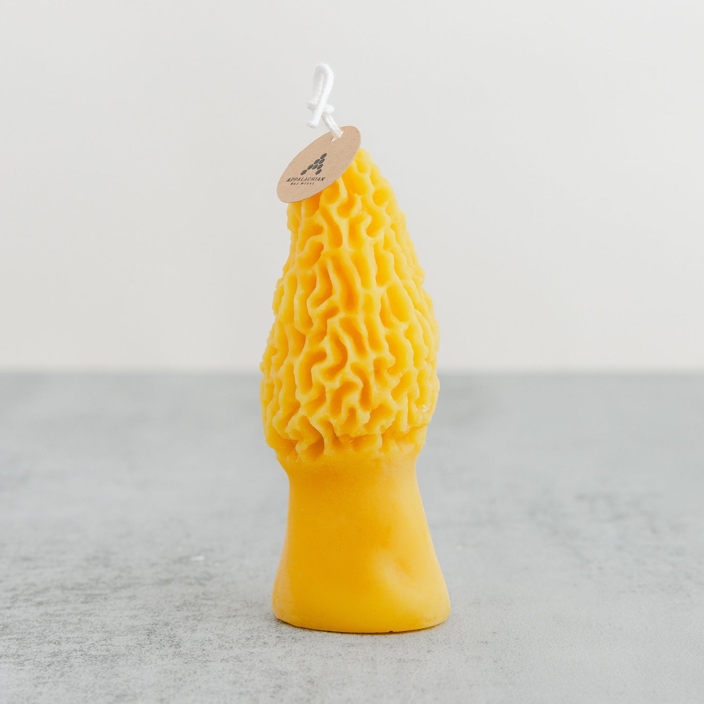 Morel Mushroom Beeswax Candles