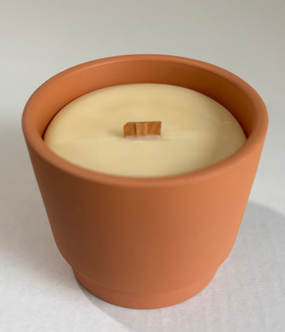 Terra Cotta Beeswax Candle