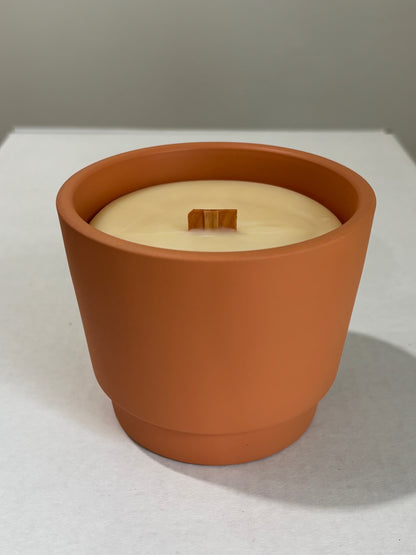 Terra Cotta Beeswax Candle