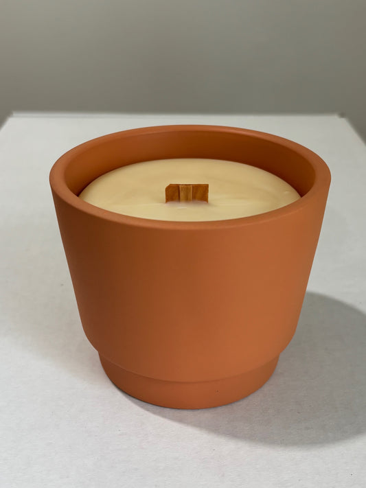 Terra Cotta Beeswax Candle